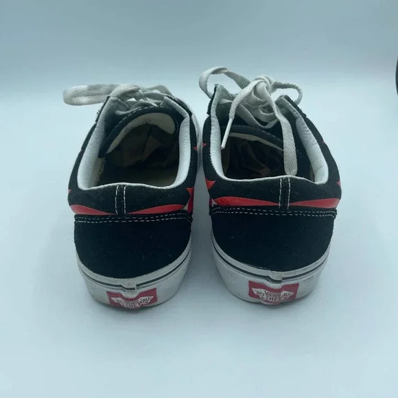 Vans Unisex Flames Old Skool Sneakers Size 8.5 women's/men 7 - Picture 3 of 5